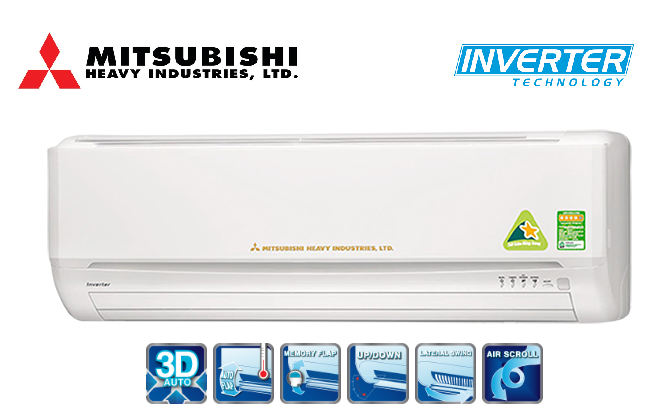 Điều hòa Mitsubishi Heavy SRK/SRC13YL-S5 1 chiều 12000BTU