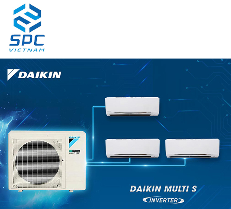 Combo điều hòa Multi S Daikin MKC70SVMV/CTKC25RVMV + CTKC25RVMV+CTKC25RVMV Inverter 3.0Hp